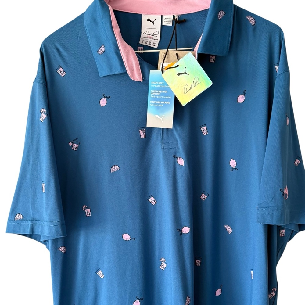 🆕 Puma Arnold Palmer Men’s Polo S/S Shirt Sz XL